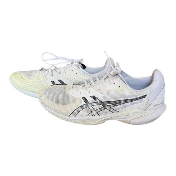 Asics Solution Speed FF Low Top Lace Up White Running Sneakers Men's Size 10 - Picture 3 of 14